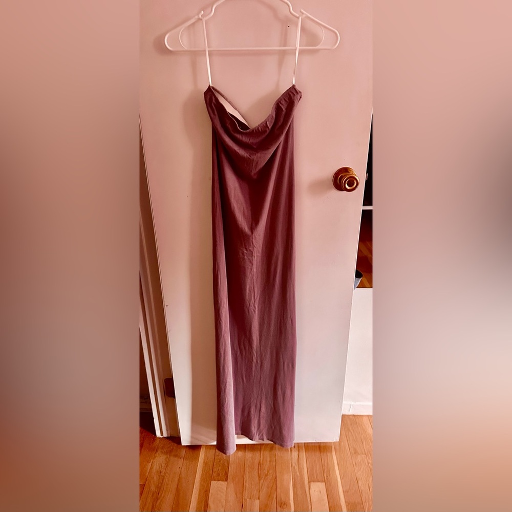 Purple Tube Maxi Dress